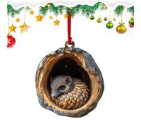 Erconsso Décorations de Noël Animaux - Pendentif Décoratif en Acrylique 2D pour Noël | Ornements Suspendus pour Décorateurs Événementiels Organisateurs,Organisateur Événement Extérieur Couronne Porte