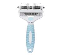 Erconsso Étrille Sous-Poil Chien | Éliminateur de Poils Mort | Râteau Multifonction Antidérapant pour Massage et Toilettage à la Maison et en Voyage Animaux