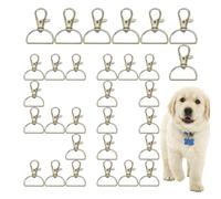 Erconsso Fermoir Pivotant,50 Pièces de Clips pour Fournitures de Création de Sacs à Main | Fermoirs En Forme De Pince De Homard Pour Porte-Clés - Pour Les Fournitures D'Arts Et D'Artisanats, La