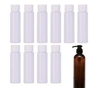 Erconsso Flacon Cosmétique Rechargeable | 10 Bouteilles de Voyage Miniatures - Dispenseurs Portables Vides Anti-Fuites 30 mL pour Tonique Gel Douche Lotion Après-Shampoing Nettoyant Visage Crème