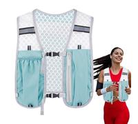 Erconsso Gilet d'Hydratation Running et Trail, Veste Respirante Sac Sport Hydratation, Harnais Élastique Stable pour Randonnée Trail Course Escalade Camping
