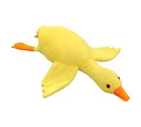 Erconsso Jouet pour Chien Canard Jaune - Jouet à mâcher agressif en Peluche | de Dentition géante Interactive Lavable pour Appartement, Maison, Jardin, Parc, Voyage, Salon