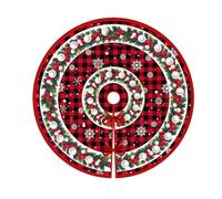 Erconsso Jupe De Sapin De Noël Grand Modèle | Tapis Festif de 88 Cm - Mat de Ferme pour Intérieur Extérieur Studio Nuit,Décoration de Célébration pour Fête