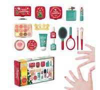 Erconsso Kit De Maquillage Faux pour | Coffret D Imitation Maquillage pour Filles | Cadeau Princesse pour Petite-Fille Nièce Amies Famille