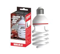 Erconsso Lampe Chauffante pour Reptiles,Ampoule Reptile Lumière Diurne - Projecteur Daylight 26W Avec UVB Pour Reptiles Amphibiens Et Volailles