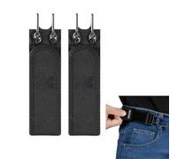 Erconsso Lot de 2 ceintures élastiques avec crochet en métal pour homme et femme - Réglable - Sans boucle - Pour les professionnels occupés, les voyageurs, les porteurs de robes, les mariages, le