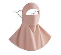 Erconsso Masque facial avec protection UV | Sangles d'oreilles réglables rafraîchissantes et lavables avec trou pour boire - Protection du cou pour le golf, la pêche, l'agriculture, le cyclisme, le
