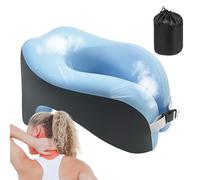 Erconsso Oreiller de Voyage,Oreiller de Soutien Cervical en Forme de U | Accessoire Sieste en Mousse Mémoire pour Camping Plein Air Cinéma en Famille Bénévoles Professeurs Yoga Trajets en Voiture