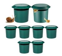 Erconsso Piège à Escargots | 11,3 cm x 9,5 cm Cage De Contrôle,Maison à Limaces pour Le Jardin,pour Les et Les Légumes en Intérieur et en Extérieur pour la Maison et Le Jardin