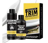Erconsso Rénovateur de Garnitures Auto | Kit de Rénovation pour Détail Automobile - Kit Entretien Prolongé Nettoyage Plastiques Voiture pour Tableau de Bord - Détail Garage Atelier SUV Camion