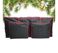 Erconsso Sac de rangement pour sapin de Noël artificiel, sac de transport réutilisable pour vêtements, couronne, jouets, poupées, literie