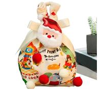 Erconsso Sacs À Gourmandises De Noël | Pochette Organisatrice Réutilisable Pour Les Fêtes De Noël - Sacs À Cadeaux Pour La Fête De,Pour Chocolats, Noix, Petits Jouets, Suçons, Biscuits, Fruits