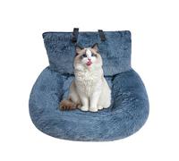 Erconsso Siège Auto pour Chien, Rehausseur Moelleux pour Chat, Coussin Anti-dérapant pour Voyages, Camping, Trajets Quotidiens Et Visites Vétérinaires