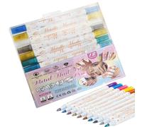 Erconsso Stylos à vernis à ongles à séchage rapide, stylos à double tête, fournitures de soins personnels pour mariage, printemps, vacances, pratique pour les adolescents, les salons, les mères