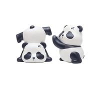 ERdbar Lot de 2 Serre-Livres décoratifs en Forme de Panda, Serre-Livres Uniques et Mignons en résine for étagères, Serre-Livres décoratifs, antidérapants for Livres Lourds, Cadeaux de Pendaison