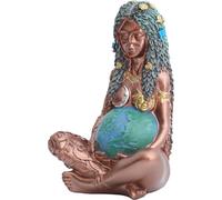 Erde Mutter Göttin Statue Gaia Hand bemalt Harzkunst Handwerk Mutter Day Geschenk m