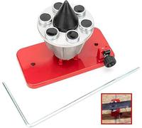 ERDLE Affûteur de lame de tondeuse à gazon (5005, noir) - Équilibreur de lame de rechange 339075B - Support mural magnétique 42-047 (rouge)