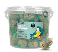 Erdtmanns Seau 50 Boules de Graisse pour Oiseaux