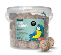 Erdtmanns Seau 50 Boules de Graisse sans Filets pour Oiseaux