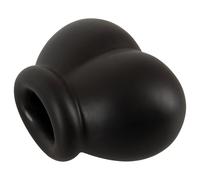 Erecto - sac à testicules et élargisseur - silicone noir