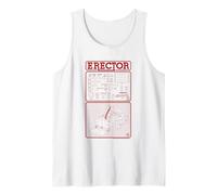 Erector Maquette de Chantier de Levage Pièces Diagramme Rétro Débardeur