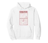 Erector Maquette de Chantier de Levage Pièces Diagramme Rétro Sweat à Capuche