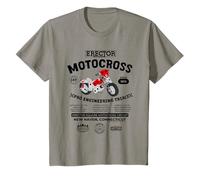 Erector Moto Motocross Pro Trials USA Retro Kids T-Shirt