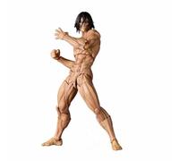 Eren Figure, Combat Replacement Face Eren Yeager Figures D'anime 16 Cm / 6,3 Pouces PVC Modèles Souvenirs pour Les Fans D'anime Cadeaux