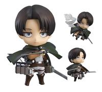 Eren Jaeger Levi Figurine d'action Levi Edition Q Accessoires interchangeables Statue de personnage de dessin animé Modèle PVC Décoration de bureau Ornements pour cadeau