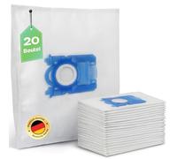 Erenbach | Lot de 20 sacs d'aspirateur compatibles avec AEG GR201S S-Bag, Swirl PH86/99, AEG VX9 Öko, VX8, VX7, VX6, VX4, avec 2 micro-filtres
