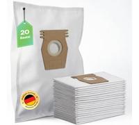 Erenbach Lot de 20 sacs d'aspirateur compatibles avec Miele TU CO Pure pour série Guard L1, M1, S1 S8380, Parquet Flex, Cat & Dog, Swirl M60, avec 2 micro-filtres