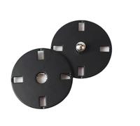 ERERE Bouton en métal, Boutons de Manteau, Bouton de Couture, 5 Paires de Boutons-Pression en métal for Attaches de vêtements, Boutons-Pression, Accessoires de Couture de vêtements(Black,21mm)