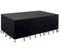 ERERE Housses de Protection Robustes et imperméables for mobilier de Jardin, Housse Coupe-Vent et résistante aux intempéries for Table, chaises et canapé de Patio(315X160X74CM)