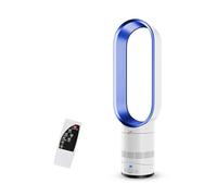 ERETYRET Ventilateurs Électriques De Tour D'air Refroidissement Ventilateur Sans Lame 40W Avec Le Plancher Intelligent À Faible Bruit Support 16 Pouces Télécommande DéBit D'Air De PréCision(BLUE)
