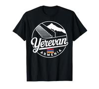 Erevan Arménie Rétro Script Voyage Souvenir T-Shirt