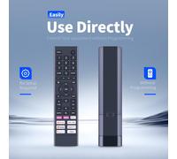 ERF3A80 Télécommande de Rechange Hisense Compatible avec Hisense 4K UHD TV 43A6G 50A6G 55A6G 60A6G 65A6G 75A6G 55A7GQ 75A7GQ 43A6GTUK 50A6GTUK 55A6GTUK 65A6GTUK (Pas de Fonction vocale)