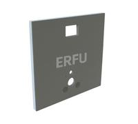 Erfu Panneau XPS I Board 1245 x 1200 mm x 20 mm - Panneau d’Habillage Étanche pour Bâtisupports WC, Polystyrène Extrudé Léger et Isolant, Prépercé