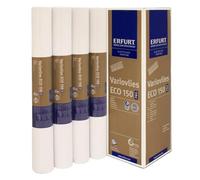 Erfurt Variovlies Eco 150 Plus Lot de 4 rouleaux de non-tissé lisse Blanc 75 m²