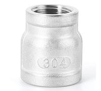 ERGAOBOY 1 pièce 304 raccords de tuyauterie en acier inoxydable, 1 "x 1/2" raccord de réduction femelle BSP