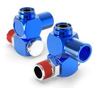 ERGAOBOY 2 pièces 1/4" BSP articulation rotative à 360 degrés, raccords pneumatiques, accessoires d'outils pneumatiques