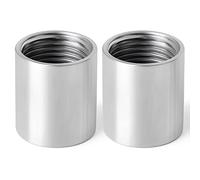 ERGAOBOY 2 pièces de raccords de tuyaux en acier inoxydable 304, filetés femelles BSP 1/4" x femelles BSP 1/4", adaptateurs de raccords de tuyaux