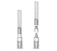 ERGAOBOY 2 pièces kit de raccord d’air industriel mâle et de prise pour tube de 8MM OD x 5MM ID, raccords de compresseur de tuyau pneumatique à ressort