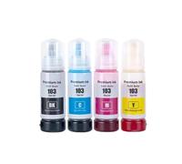 eRgDFS 103 Encre Recharge Ensemble Compatible avec L3160 L3210 L3211 L3250 L3251 L3256 L3260 L3266 L5190 L5290 L5296 Imprimantes