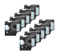eRgDFS 20pk Compatible avec Le Bande d'étiquette D1 Couleurs Mixtes de 12 mm Manager d'étiquette 160 280 420p Machine d'étiquette(20PK Blue on Clear)