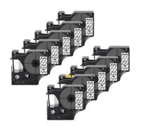eRgDFS 20pk Compatible avec Le Bande d'étiquette D1 Couleurs Mixtes de 12 mm Manager d'étiquette 160 280 420p Machine d'étiquette(20PK Black on Clear)