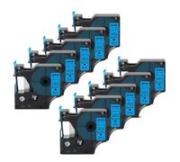 eRgDFS 20pk Compatible avec Le Bande d'étiquette D1 Couleurs Mixtes de 12 mm Manager d'étiquette 160 280 420p Machine d'étiquette(20PK Black on Blue)