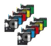 eRgDFS 20pk Compatible avec Le Bande d'étiquette D1 Couleurs Mixtes de 12 mm Manager d'étiquette 160 280 420p Machine d'étiquette(20PK Mixed Color)