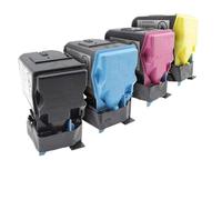 eRgDFS 4pcs Compatible avec Les Cartouches de Toner C300 C300DN IMPLIRTER REMPLACER C13S050747 C13S050748 C13S050749 C13S050750