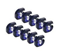 eRgDFS 5 / 10pk 91201 91202 12267 Tape d'étiquette 12mm 91222 91332 91200 91203 Compatible avec Le Fabricant d'étiquettes de Style LT-100H(10PK Plastic Clear)