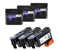 eRgDFS 72 Printhead C9380A C9383A C9384A Compatible avec DesignJet T770 T790 T1120 T1200 T1300 T620 T610 T1100 T2300(1Set 3PCS)